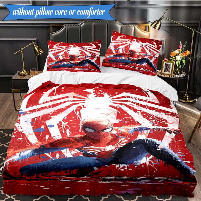 Red Spider 3pcs K-pop music group Bedding set,Ideal for Bedroom, Dormitory,Including Duvet Cover And 2pcs Pillowcases,Fan gifts