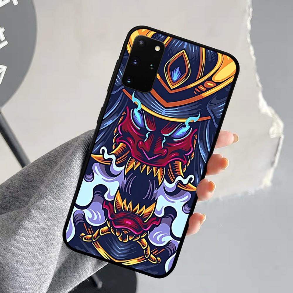 Чехол для телефона Самурайская маска Они для Samsung S 9 10 20 21 22 23 30 23 24 Plus Lite Ultra FE S10lite Fundas
