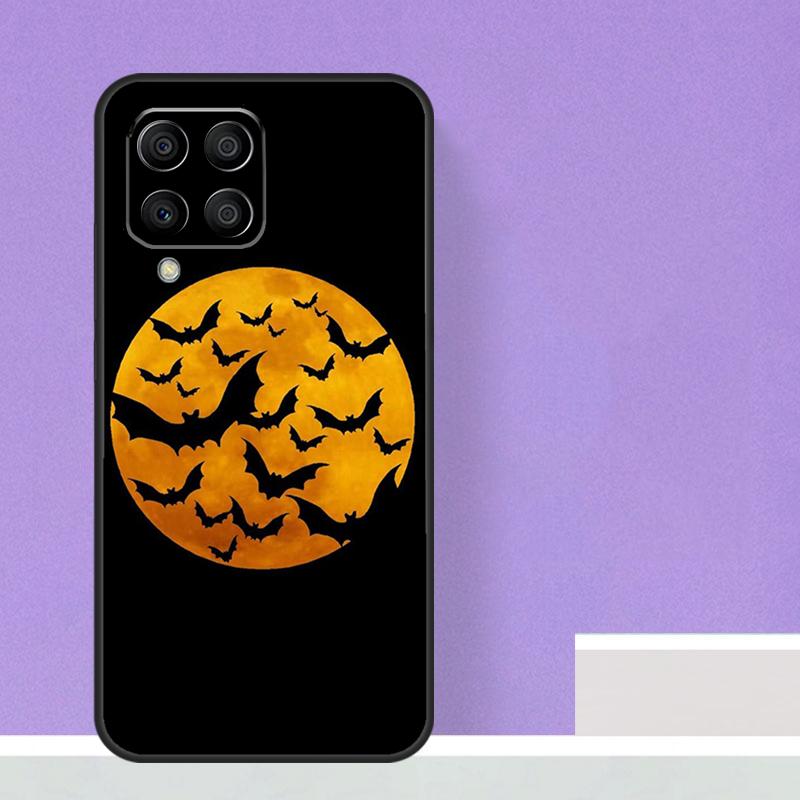 Halloween Vampire Bats For Samsung Galaxy M12 M32 M52 M14 M34 M54 M21 M51 M31 M30s M20 M15 M55 M13 M33 M53 Case