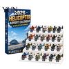 Unique Holiday Ornaments Aircraft Advent Calendars 2026, Airplane Toy Countdown Calendar, 24 Days Christmas Home Decorations with Models, 2D