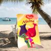 Customizable personalized beach towels Trolls themed designs.Suitable for the beach, yoga, sports;ideal as beach accessories