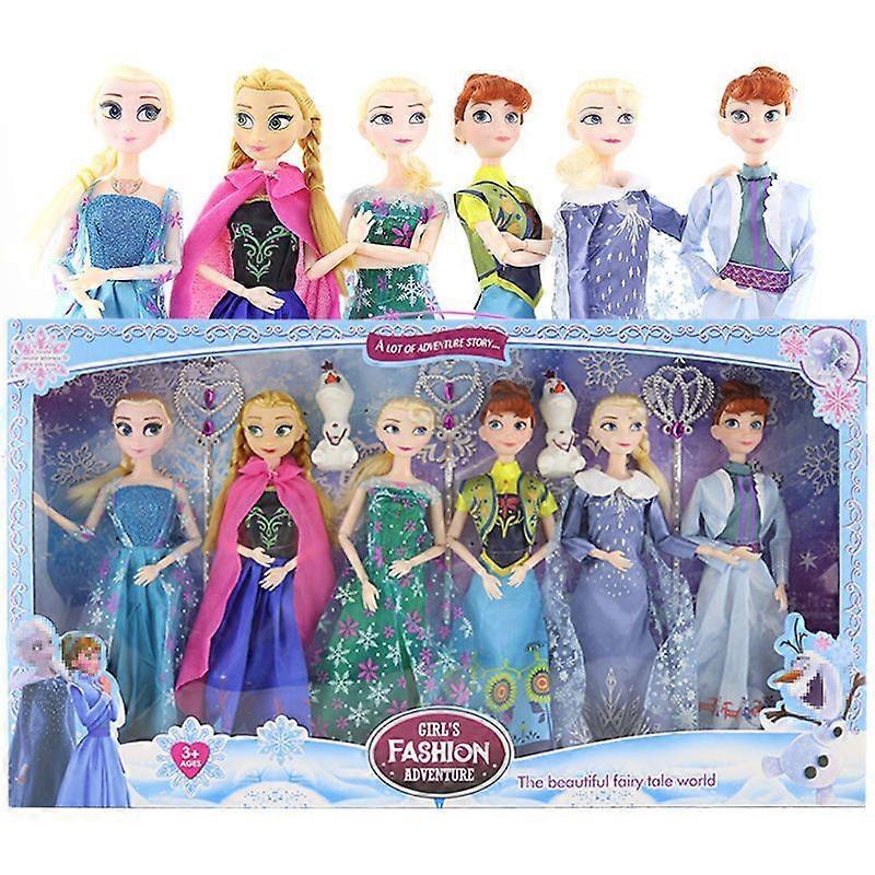 Elsa Anna Barbie Doll Gift Set 5 Joints 11 Joints Smart Doll Girls Toy Present