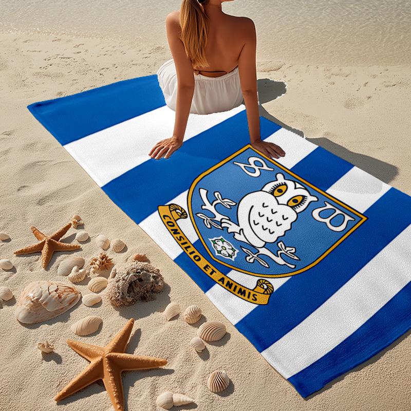 1PC Owl Symbol Wednesday Beach Towel - Soft, Absorbent Microfiber, Lightweight, Ideal for The Beach, Parties, Travel, Camping fan gifts