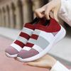 Summer Light Soled New Women's Mesh Shoes Casual Mix Color Women Sneakers Elastic Breathe Sport Shoe Female Tennis Fashion Flat
