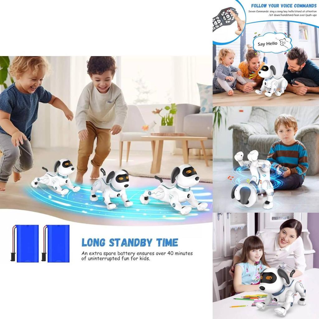 Инновационный программируемый пульт дистанционного управления Интерактивная игрушка-робот для детей