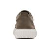 Clarks Двухслойные кожаные ретро-кроссовки с низким верхом Мужские кроссовки Серый 261739547