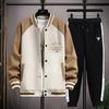 Teen Boys' Baseball Jacket & Sweatshirt Set for Ages 13-15