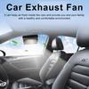 Выхлопной вентилятор автомобиля на солнечной энергии, охлаждающая вентиляция, вентилятор для удаления запахов, радиатор