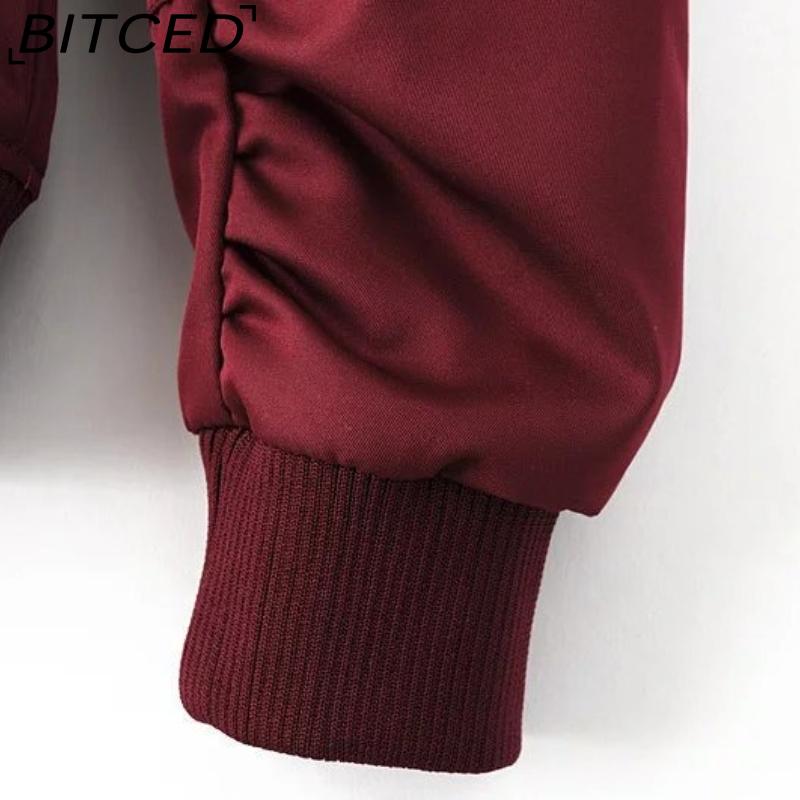 BITCED Осенняя женская легкая куртка-авиатор