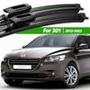 Для Peugeot 301 2012-2022 2 шт. Передние щетки стеклоочистителя 2013 2014 2015 2017 2018 2019 2021 Аксессуары для окон лобового стекла