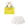Girls' Dopamine Jazz Dance Performance Outfit: Children's Street Dance Vest and Pants Set