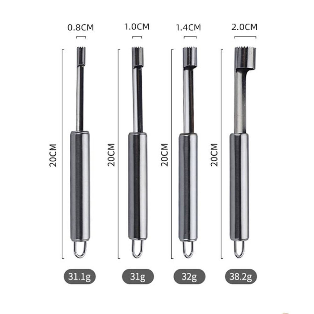 Stainless Steel Fruit Corer Silver Pear Corer Vegetable Tool Core Remover  Kitchen