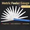 Layout Stainless Steel Measurement Valve Measuring Tool Gap Filler Feeler Gauge Thickness Gauge