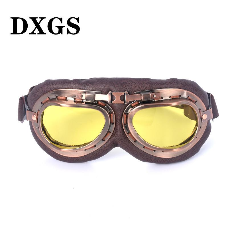 Retro Sports Goggles Pilot with The Same Protective Goggles Motorcycle Off-road Riding Glasses