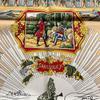 Used Hermes scarf 90cm stored item!!"Sanssouci Palace" pattern