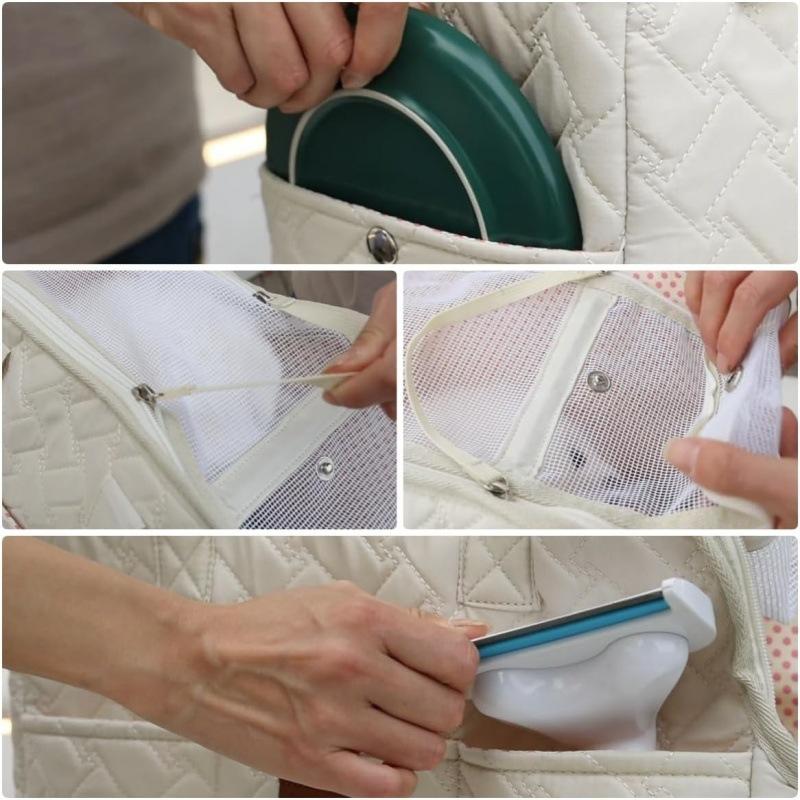 Small dog backpack, cat bag, travel cat bag, single shoulder large capacity, winter outing, crossbody carry for cat litter