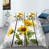 3D Flower Bedding Set King Queen Bed Duvet Cover Pillowcase 2/3pcs Women and Girls Duvet Cover Soft Quick Drying Home Textile
