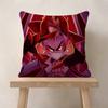 Anime H-Hazbin Hotel Lucifer Angel Pillow Cover Sofa Cushion Cover Home Room Decoration Children Gift