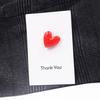 Red Heart Shape Brooch Wedding Party Jewelry Brooch Pin Women Lovers Gift
