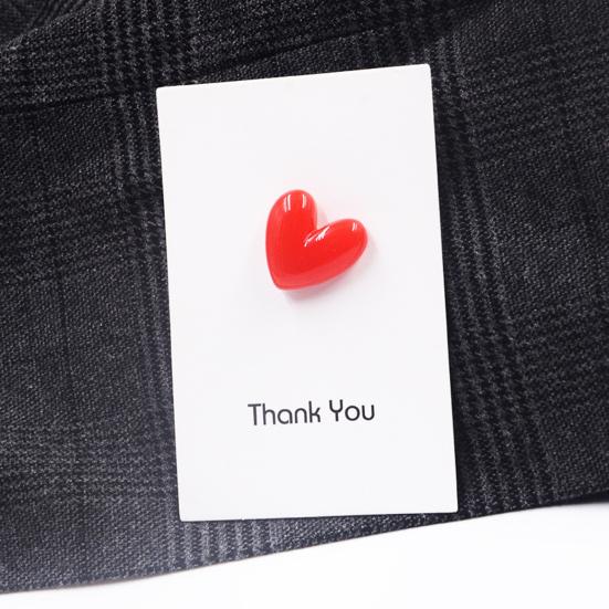 Red Heart Shape Brooch Wedding Party Jewelry Brooch Pin Women Lovers Gift