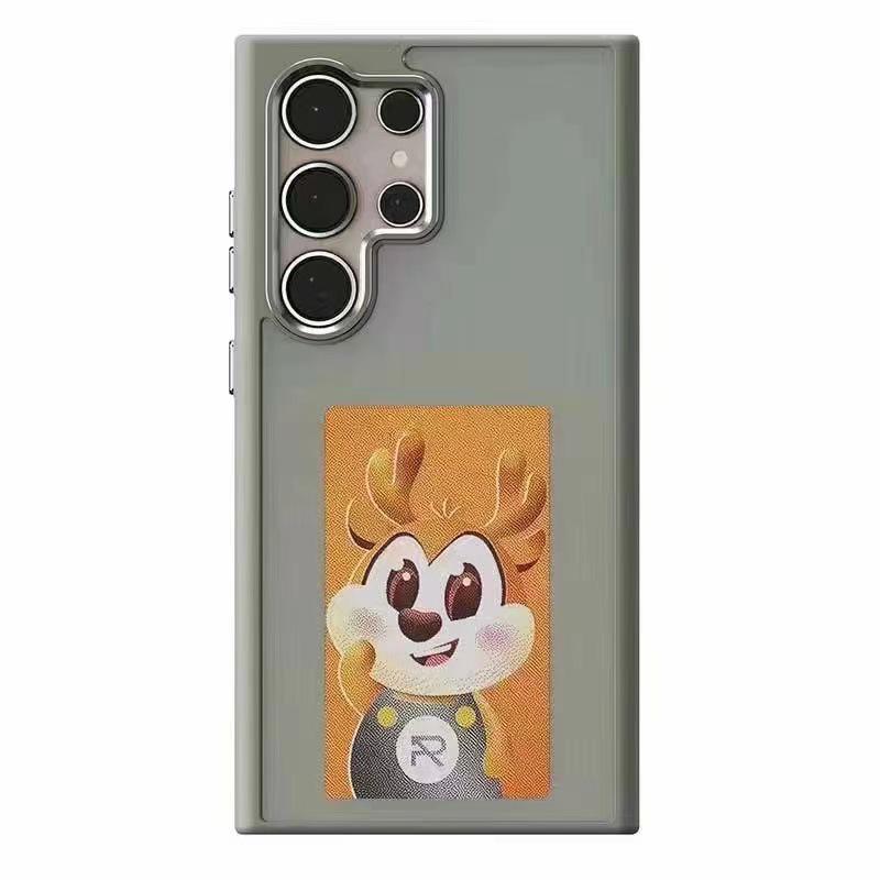 Доступен защитный чехол для Samsung S24 Ultra с четырехцветным E-Ink экраном, NFC, функцией зеркалирования экрана, возможностями DIY и защитой от падений.