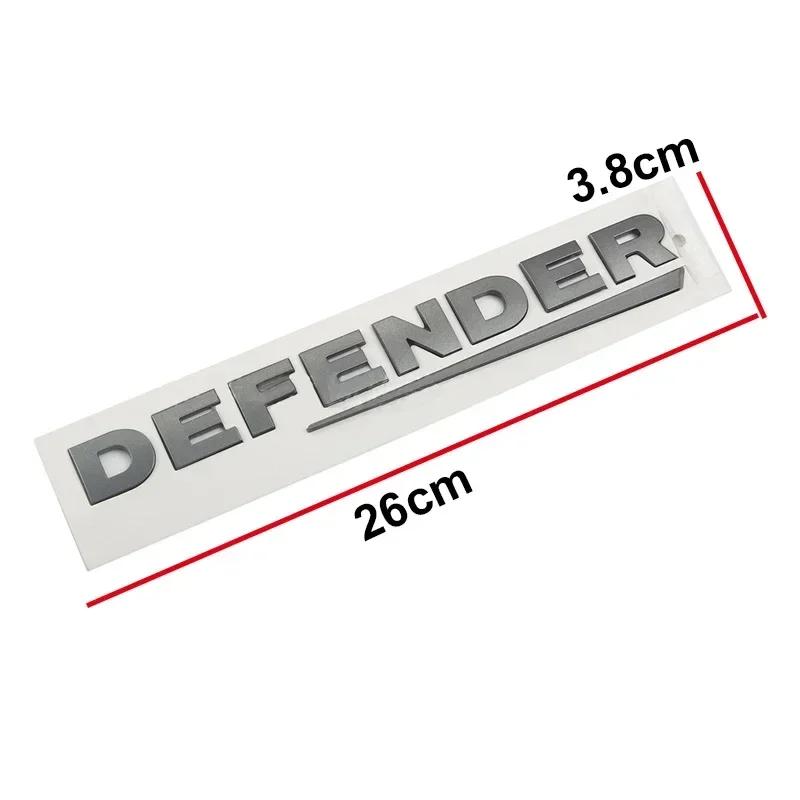 ABS Car Tail Letters Emblem Trunk Badge Stickers for Land Rover Defender Logo EVOQUE Discovery Range Rover Freelander HY2
