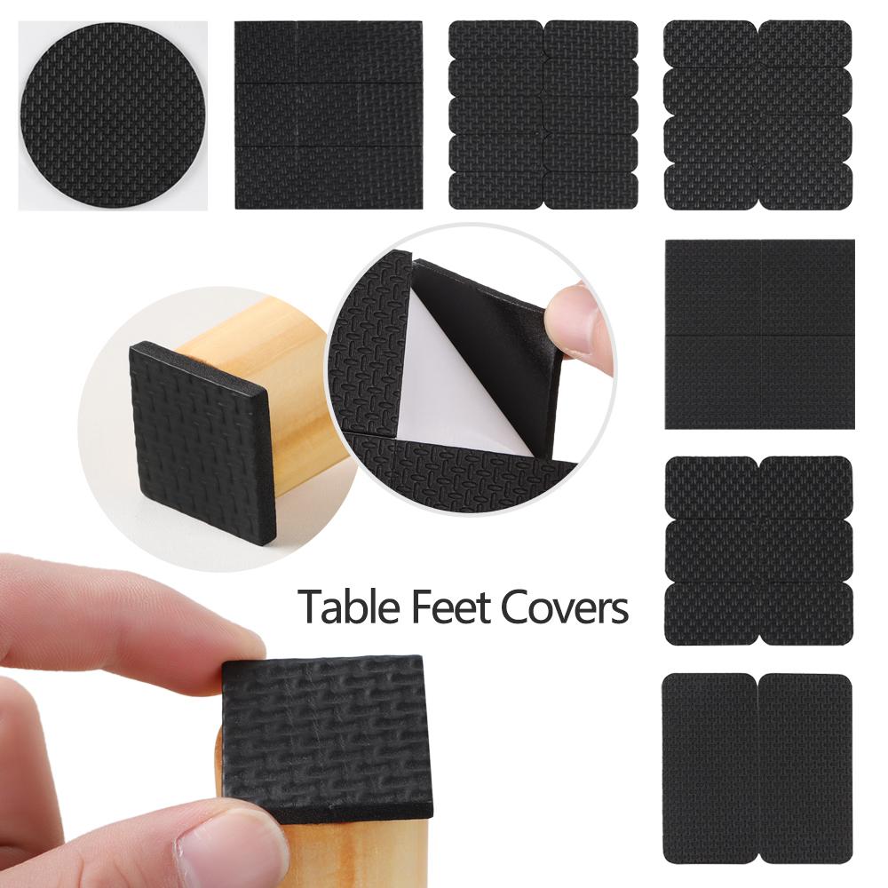Mat Chair Sofa Floor Protectors Square Round Rectangle Furniture Leg Pads Table Feet Covers