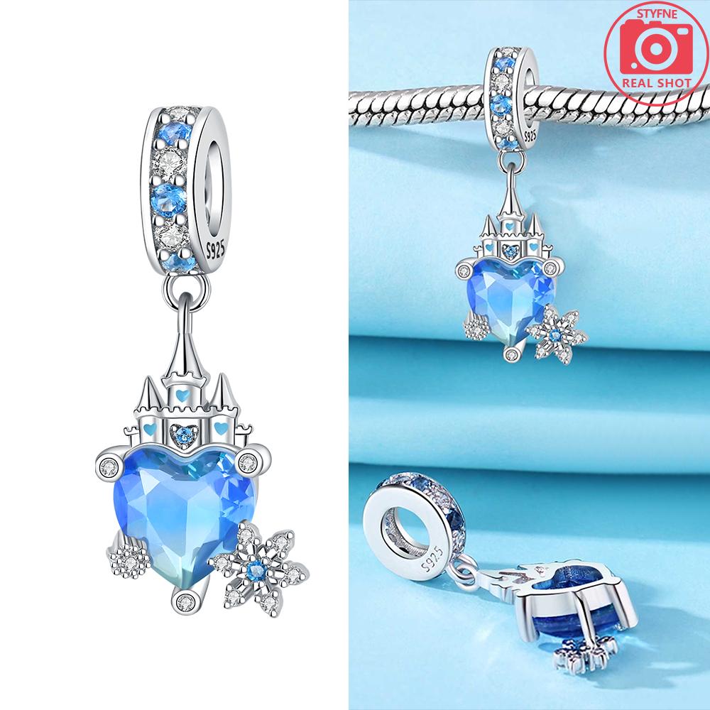Pink Zircon Love copper Bead Charms Charm Bead Charms Compatible With Bracelets Women Jewellery Diy Anniversary Gift Delicate Accessories Bag Charm