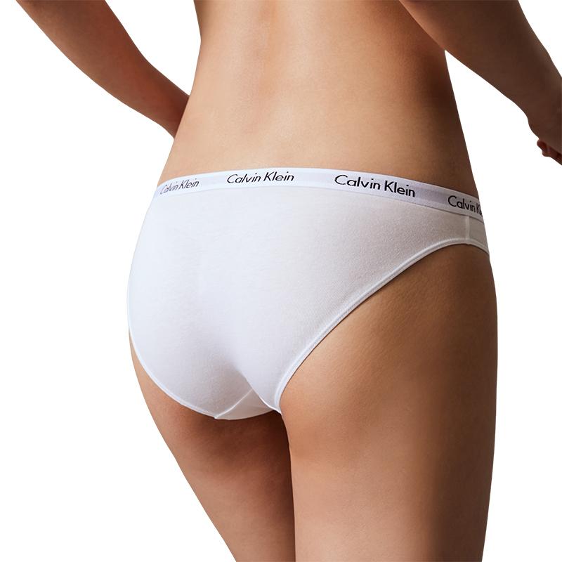 Calvin Klein Comfort Cotton Sexy Bikini Triangle Underwear Women Underwear Moonlight-White D1618D-100