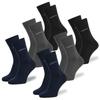 Høyberg Men's Dress Socks 6 Pairs Long Cotton Mix Color
