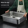 Stainless Steel Perforated Drain & Serving Pan