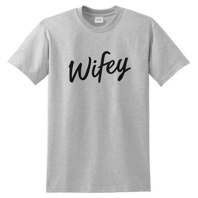 Футболка "Wifey" - Идеальная идея подарка на свадьбу или девичник для будущей жены