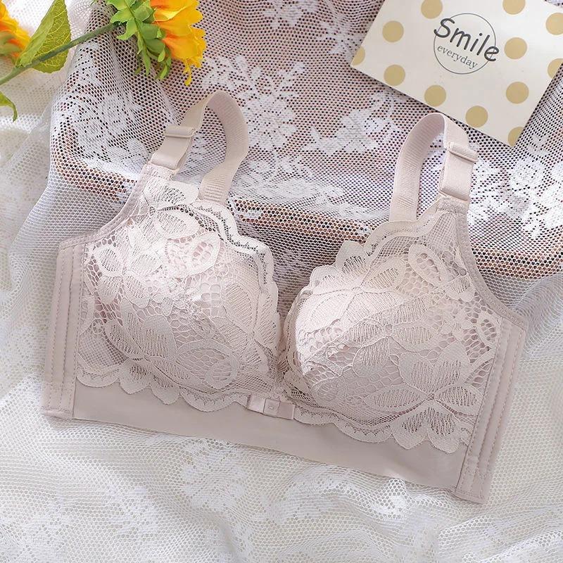Midnite StarThickened Extra Thick 12cm Small Chest Flat Breast Gathered Bra No Steel Ring Extra Thick 8cm Bra Closed Breast Sexy