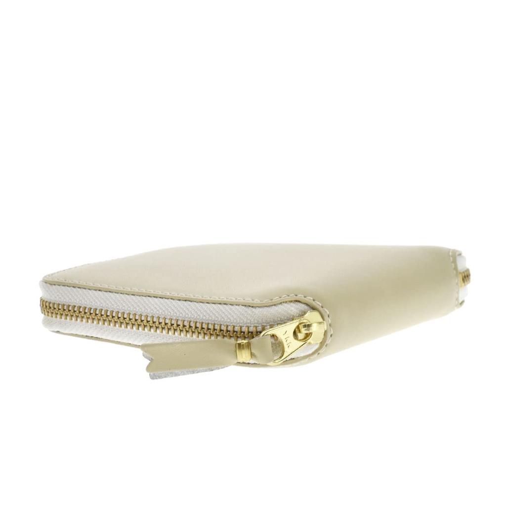 COMME des GARCONS кожаный кошелек с круглой молнией, складной, SA2100, цвет белый [Товар]