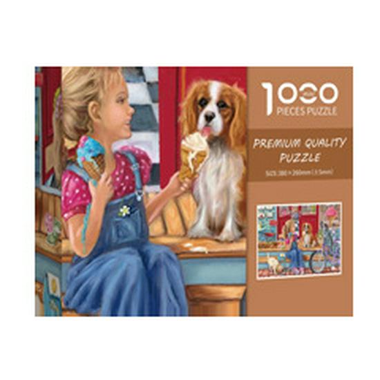 «Белая карточка Мини Пазл Большая волна Канагава 1000-элементный - Плотно прилегающие, без свободных элементов»