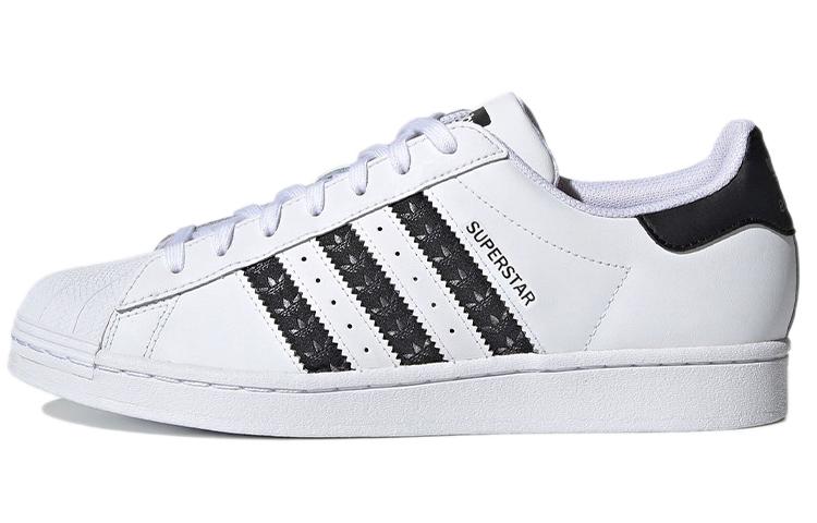 adidas Superstar 'Полоски с логотипом - Белый Черный' H68101