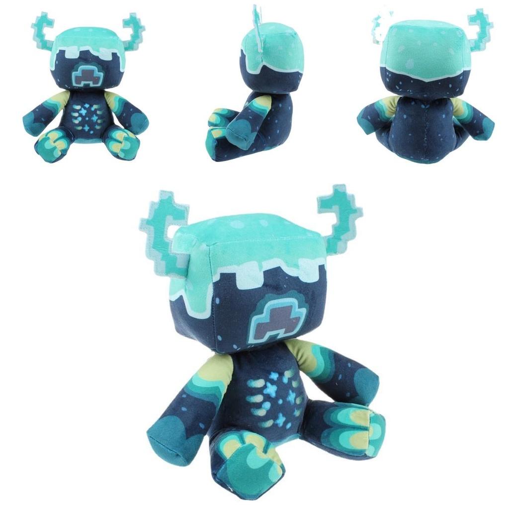 Cute Minecraft Warden Plush Stuffed Animal Soft Pixel Doll Children Gift Toy