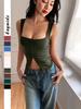 Топ-камзол без рукавов на пуговицах в стиле Y2K 'Spicy Girl' - Женский, Лето 2025