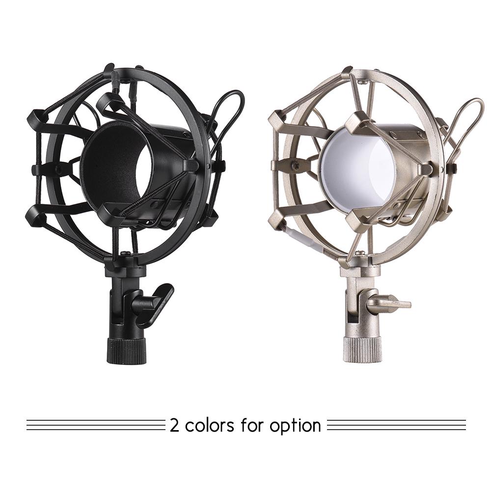 Металлический универсальный конденсаторный микрофон, противоударный держатель для микрофона, антивибрационный кронштейн для онлайн-подключения