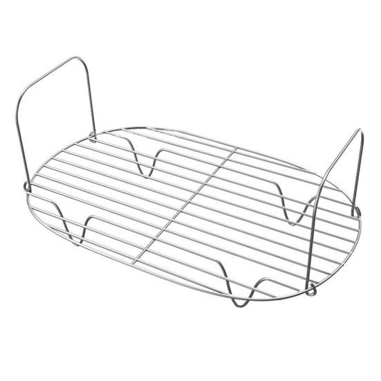 Решетка для жарки из нержавеющей стали, усиленный противень для выпечки, подставка для барбекю для курицы, рыбы, овощей