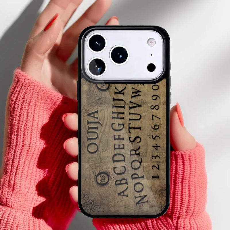Мягкий арт-принт 'Доска Уиджи' Чехол для телефона для iPhone 17 Air 16e 15 14 13 Pro Max Задняя крышка для 12 11 Pro Coque