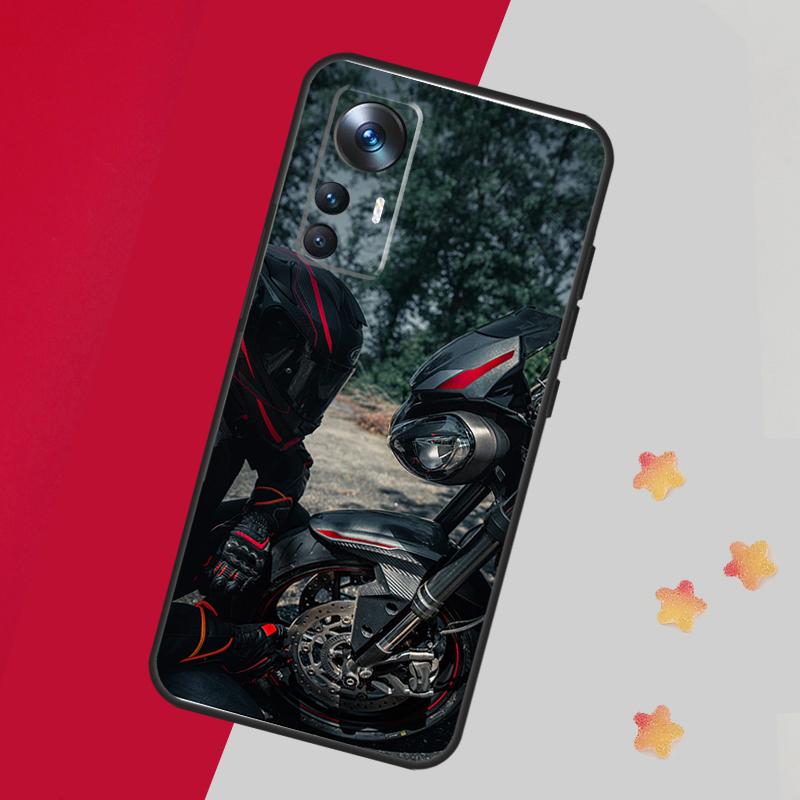 Чехол для мотоциклиста для POCO X5 X3 Pro M5 M5s F4 X4 F3 F5 для Xiaomi 13 13T Pro 12 Lite 12X 11T 12T 14 Pro
