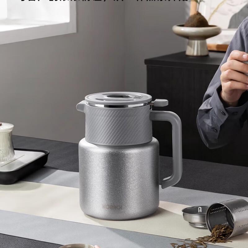 Умный титановый горшок для тушения Kombach KH-H150T01 с дисплеем температуры, 1500 мл