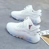 Women's Shoes Jelly Sole Fashion Casual Shoes Fly-woven Mesh Student Sports Shoes Trendy Running Shoes