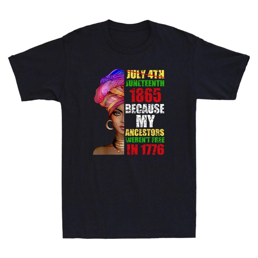 Juneteenth 1865 Black African American Ancestors Freedom Vintage Men's T-Shirt