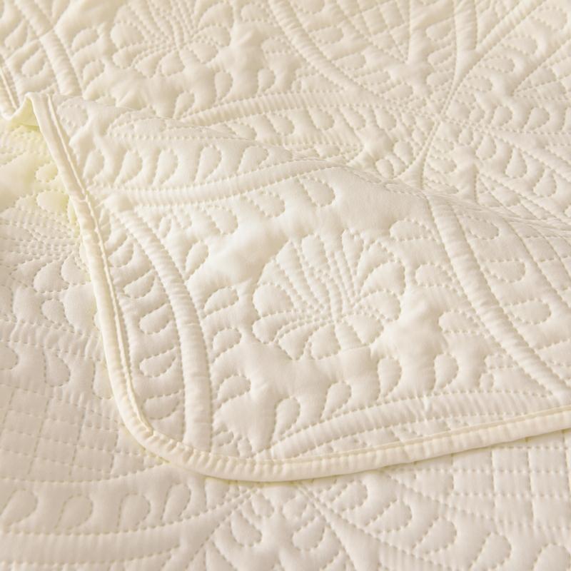 Solid Color Bedspread High Quality Fancy Sewing Blanket Luxury Nordic Decorative Bed Cover Single Double King Size Coverlet