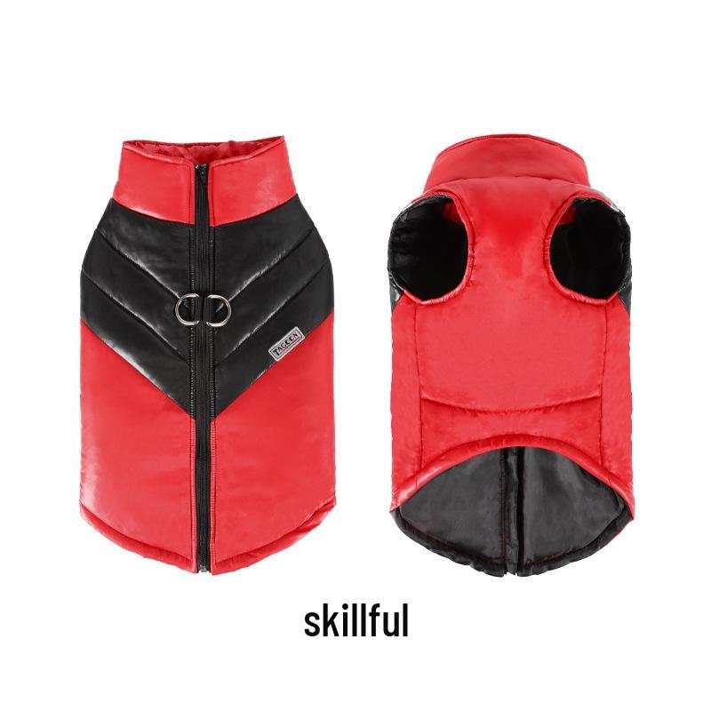 Теплый осенне-зимний жилет для собаки - Утепленная хлопковая одежда для питомца