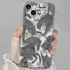Креативный чехол для iPhone 15 с животными, совместим с моделями 14, 16, 17 Pro Max - Мягкий, ощущение высокого качества