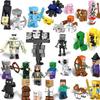 XL03 Мой Мир Строительные Блоки, Совместимые с Lego: 16 Фигурок с Крипером, Стивом и Мечом