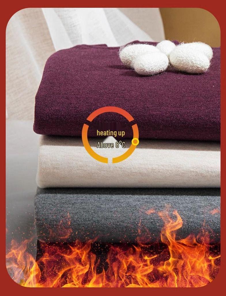 Женский утолщенный бархатный базовый слой с высоким воротом на флисовой подкладке, теплая кашемировая водолазка, осень 2025